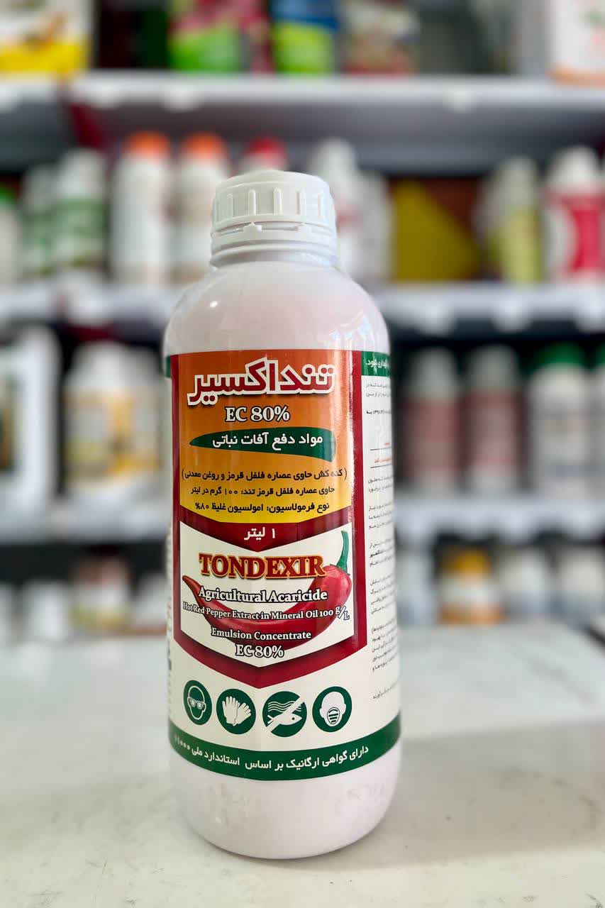 تند اکسیر | کنه‌کش طبیعی با عصاره فلفل قرمز و روغن معدنی