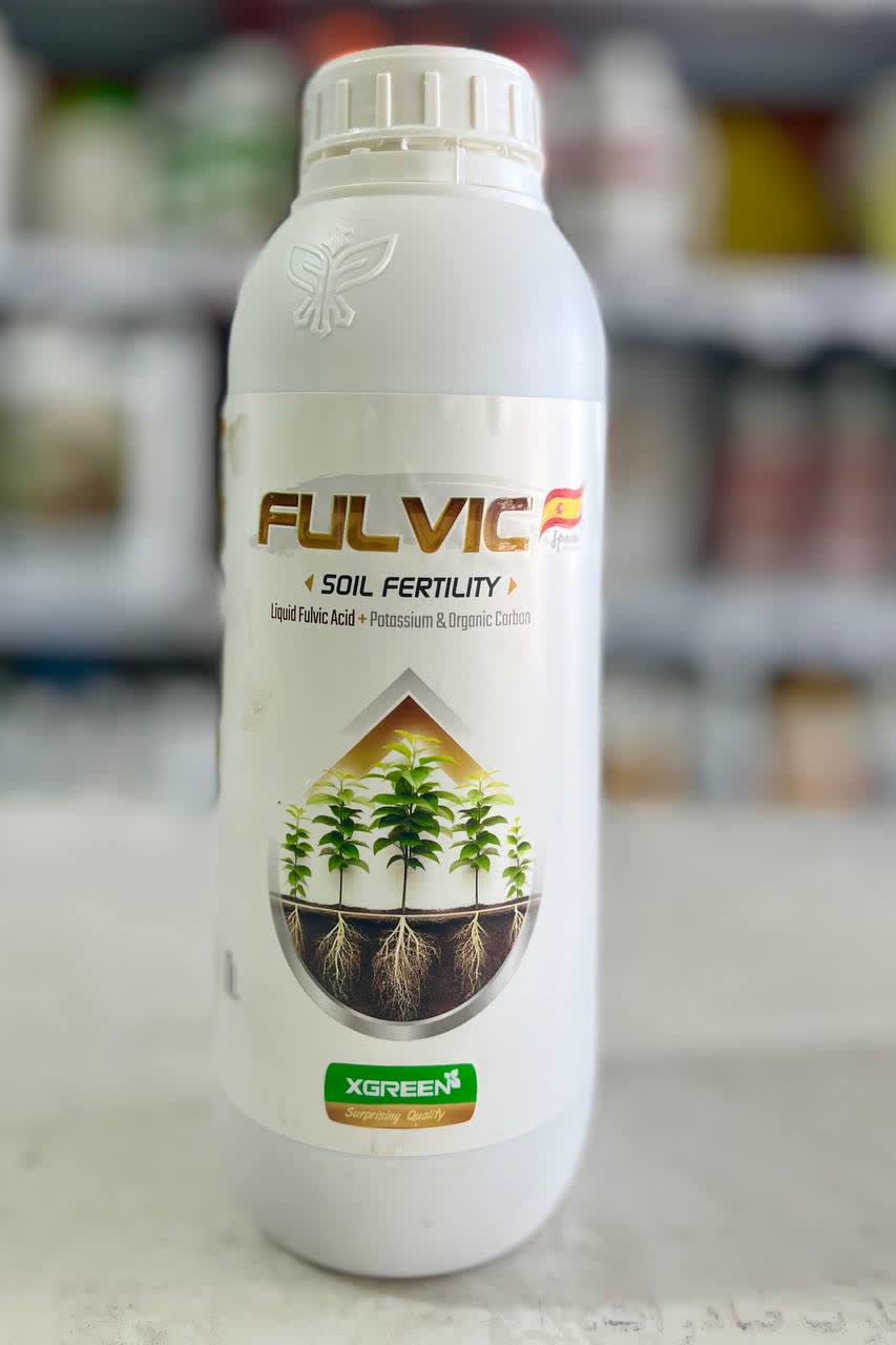 فولویک اسید مایع ایکس گرین | افزایش جذب عناصر و بهبود رشد گیاه