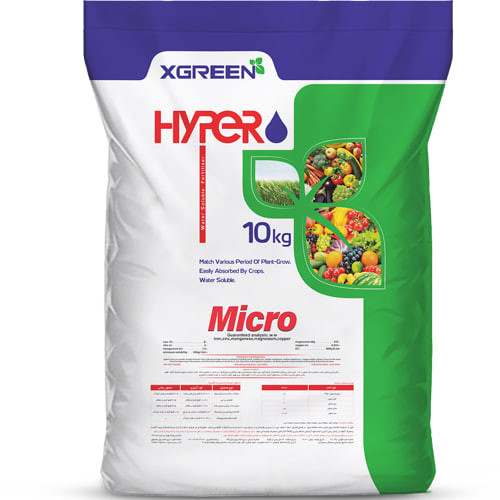 کود ریزمغذی ایکسگرین | تأمین کامل آهن، روی و منگنز کلاته