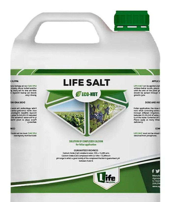 ضد شوری لایف سالت LIFE‑SALT اسپانیا | ضد شوری و تأمین کلسیم گیاه